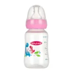 بی بی لند شیشه شیر (شیر خوری) ضد نفخ (آنتی کولیک) فندقی (گرد) مناسب نوزادان 0 تا 6 ماه 150 میلی - کد 240 - تصویر 2