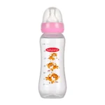 بی بی لند شیشه شیر (شیر خوری) ضد نفخ (آنتی کولیک) فندقی (گرد) سایز 2 مناسب نوزادان 6 نا 18ماه 240 میلی - کد 241 - تصویر 2