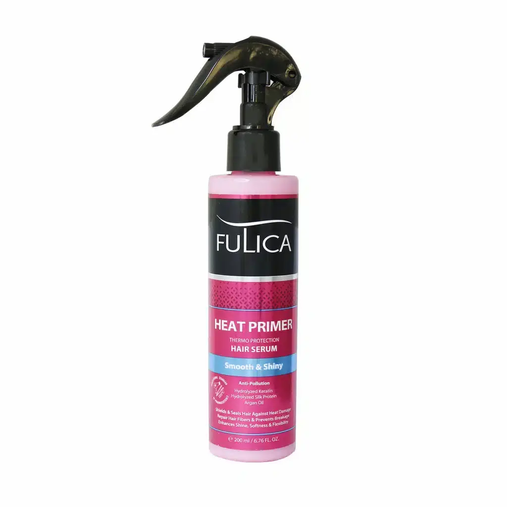 Fulica-Heat-Primer-Hair-Serum-200-ml.jpg (1) فولیکا اسپری محافظ حرارتی ( پرایمر) مو 200میلی - تصویر 1