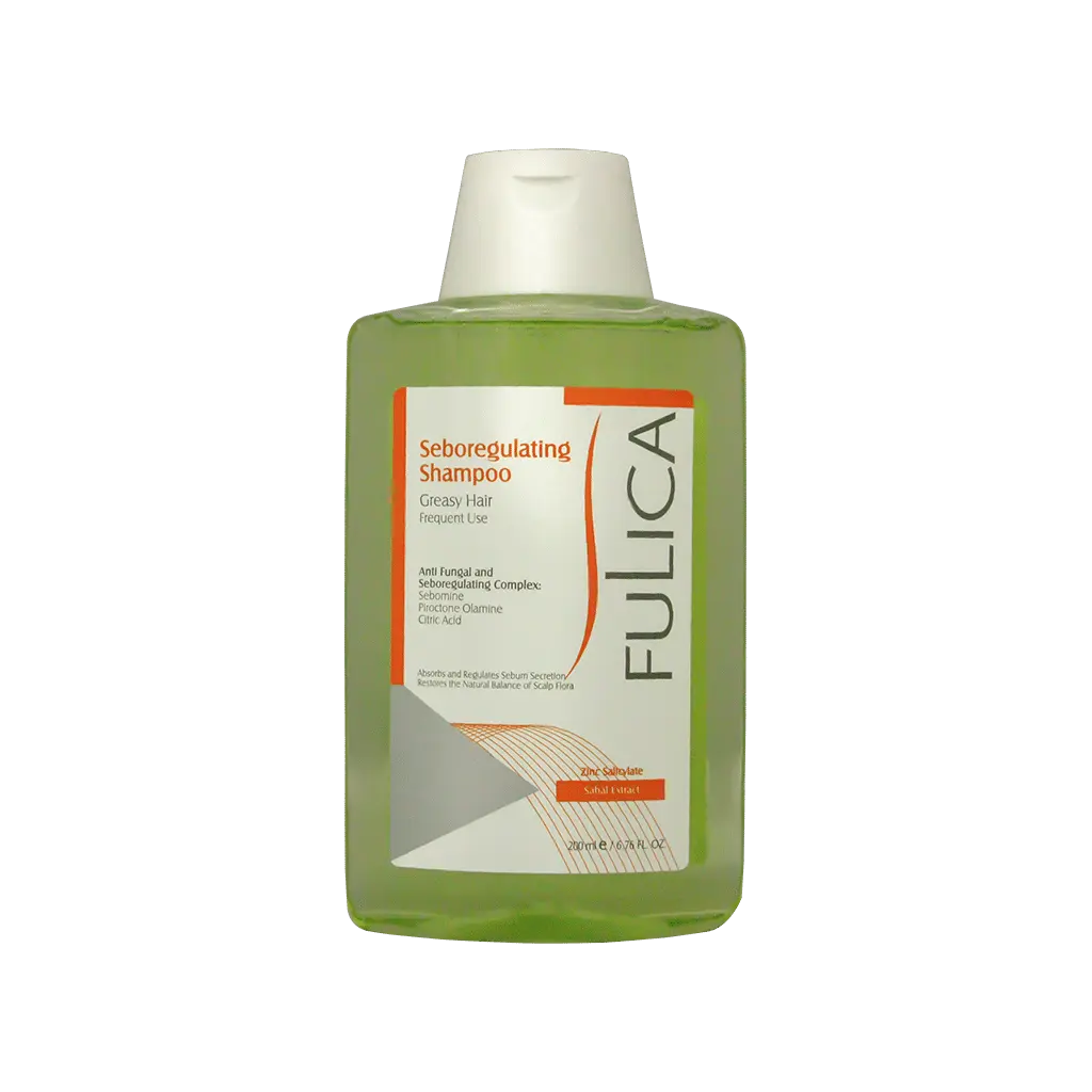 Fulica Seboregulating Shampoo 200ml فولیکا شامپو کاهش دهنده چربی مخصوص موهای چرب 200 میلی - تصویر 1