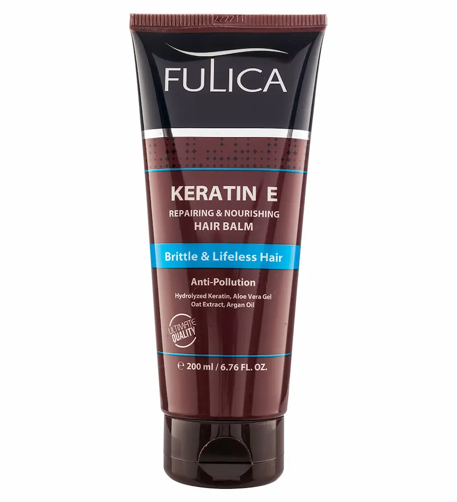 fulica repairing and nourishing hair balm فولیکا بالم نرم کننده قوی کراتین ای تقویت کننده و نرم کننده موی سر حاوی کراتین و روغن آرگان رفع موخوره 200 میلی - تصویر 1