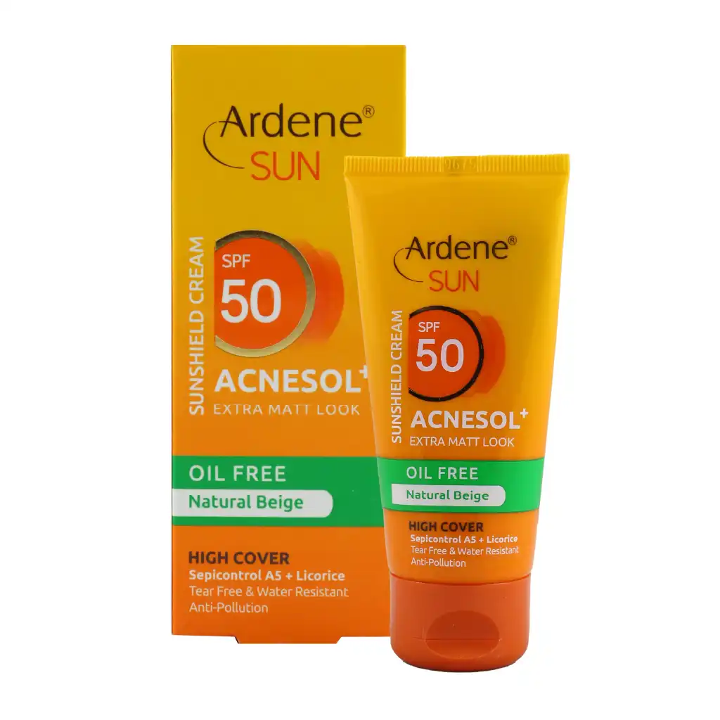 ACNESOL 50 BEUIGE-01 آردن کرم ضد آفتاب آکنزول SPF 50 بژ طبیعی فاقد چربی 50 گرمی - تصویر 1