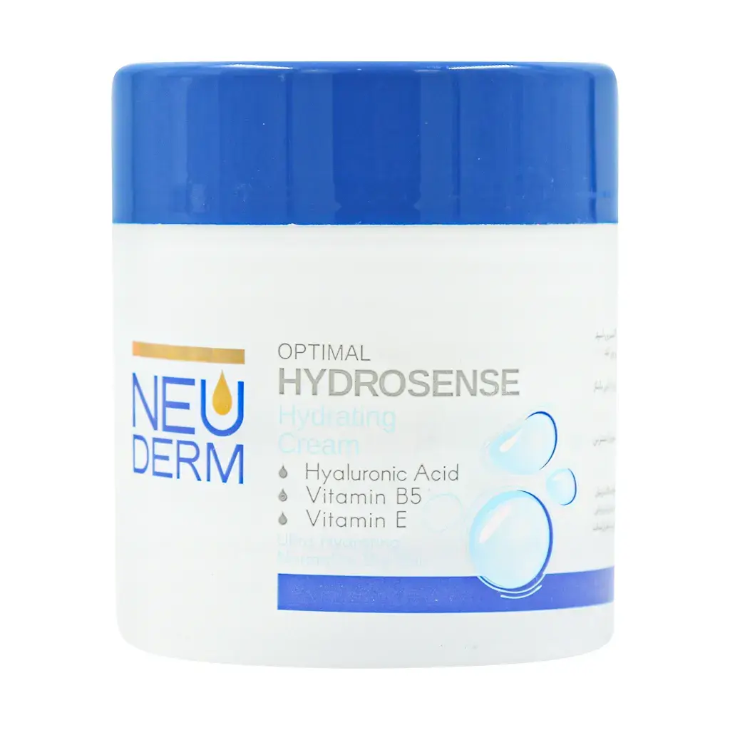 Neuderm-Optimal-Hydrosense-Hydrating-Cream-For-Normal-To-Dry-Skin نئودرم کرم مرطوب کننده کاسه ای مدل اپتیمال هیدروسنس مناسب پوست نرمال و خشک 150 میلی لیتر - تصویر 1